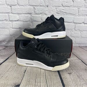 Jordan 3 Cyber Monday WITH BOX -  Leather  Black & White AJ3 Retro 2016‎ Size 8